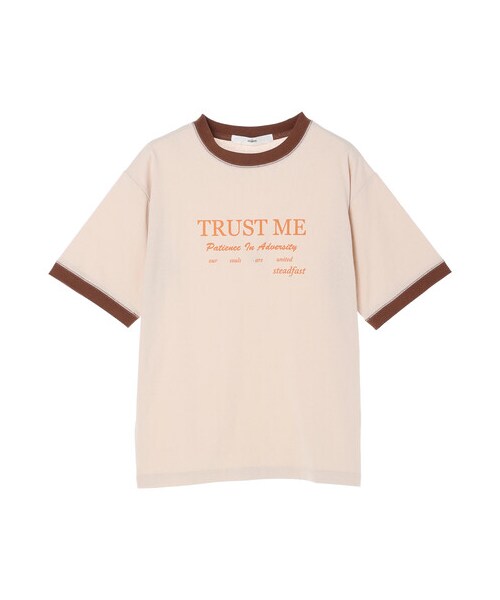 Green Parks(グリーンパークス)の「・novem 9 リンガーロゴptTシャツ(トップス・ブラック/レッド/ブラウン/ブルー・F)」の19枚目の写真