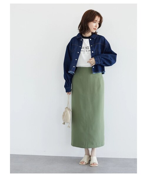 Green Parks(グリーンパークス)の「・novem 9 リンガーロゴptTシャツ(トップス・ブラック/レッド/ブラウン/ブルー・F)」の7枚目の写真