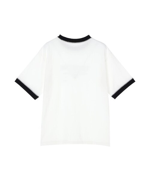 Green Parks(グリーンパークス)の「・novem 9 リンガーロゴptTシャツ(トップス・ブラック/レッド/ブラウン/ブルー・F)」の10枚目の写真