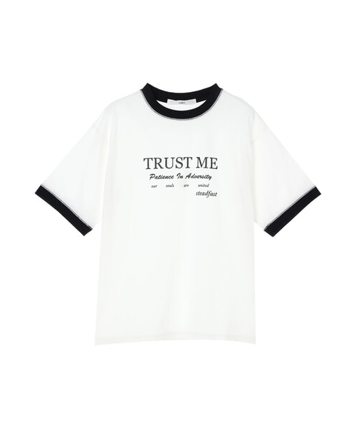 Green Parks(グリーンパークス)の「・novem 9 リンガーロゴptTシャツ(トップス・ブラック/レッド/ブラウン/ブルー・F)」の17枚目の写真