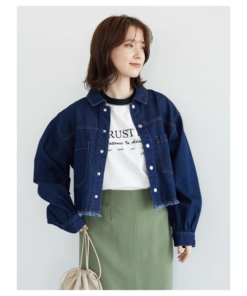 Green Parks(グリーンパークス)の「・novem 9 リンガーロゴptTシャツ(トップス・ブラック/レッド/ブラウン/ブルー・F)」の8枚目の写真