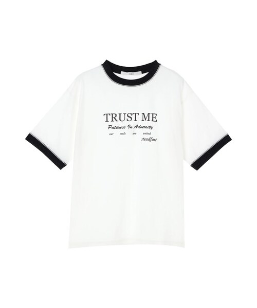 Green Parks(グリーンパークス)の「・novem 9 リンガーロゴptTシャツ(トップス・ブラック/レッド/ブラウン/ブルー・F)」の9枚目の写真