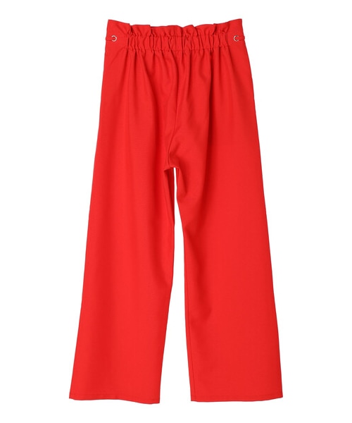 Green Parks(グリーンパークス)の「・ELENCARE DUE ハトメ付ワイドパンツ(パンツ・ブラック/レッド/カーキ・F)」の10枚目の写真