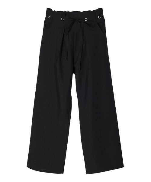 Green Parks(グリーンパークス)の「・ELENCARE DUE ハトメ付ワイドパンツ(パンツ・ブラック/レッド/カーキ・F)」の19枚目の写真