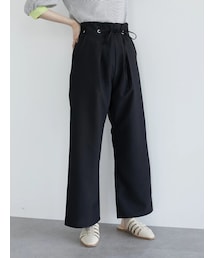 Green　Parks | ・ELENCARE DUE ハトメ付ワイドパンツ(パンツ)