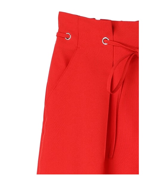 Green Parks(グリーンパークス)の「・ELENCARE DUE ハトメ付ワイドパンツ(パンツ・ブラック/レッド/カーキ・F)」の12枚目の写真