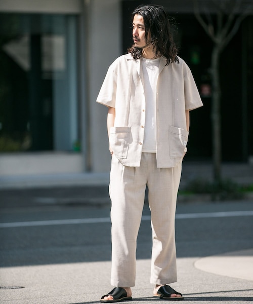 JEMORGAN（ジェーイーモーガン）の「『別注』JEMORGAN×Sonny Label テックリネンパンツ（その他・メンズ・ブラック/ナチュラル/カーキ・M/L）」の5枚目の写真