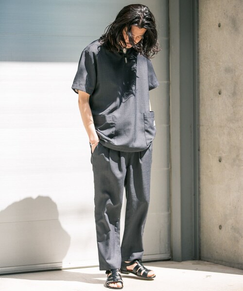 JEMORGAN（ジェーイーモーガン）の「『別注』JEMORGAN×Sonny Label テックリネンパンツ（その他・メンズ・ブラック/ナチュラル/カーキ・M/L）」の17枚目の写真