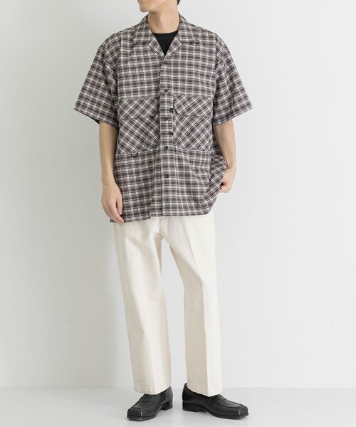 DAIWA PIER39（ダイワピア39）の「DAIWA PIER39 Tech R/C Shirts S/S（その他・メンズ・ブラウン/ネイビー・M/L）」の3枚目の写真