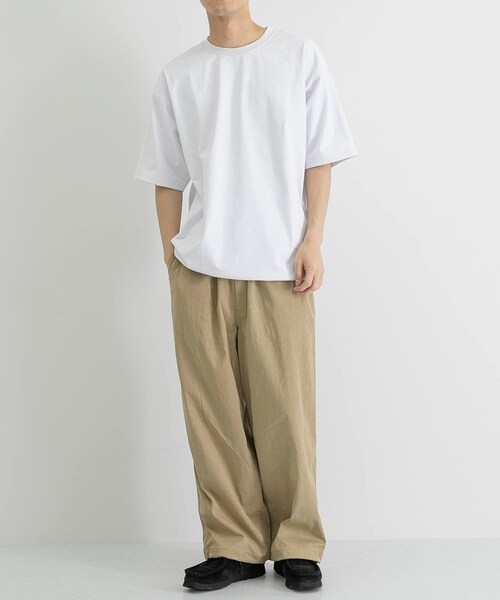 DAIWA PIER39(ダイワピア39)の「DAIWA PIER39 Tech Drawstring Tee S/S(その他・メンズ・ホワイト/Dネイビー/ブラック・M/L/XL)」の4枚目の写真