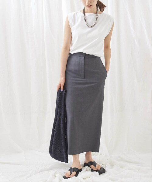 CALMER（カルメール）の「CANONICOタイトスカート（スカート・グレーA/(007)/1/在庫あり/2）」の20枚目の写真