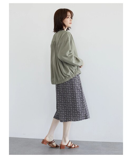 Green Parks(グリーンパークス)の「小花柄ワンピース(ワンピース/ドレス・ブラック/ブルー・F)」の11枚目の写真