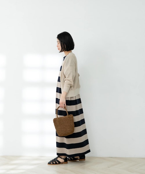 FORK&SPOON(フォークアンドスプーン)の「FORK&SPOON ペーパーニットカーディガン(その他・レディース・LIGHTBEIGE/DARKBROWN/NAVY・one)」の22枚目の写真