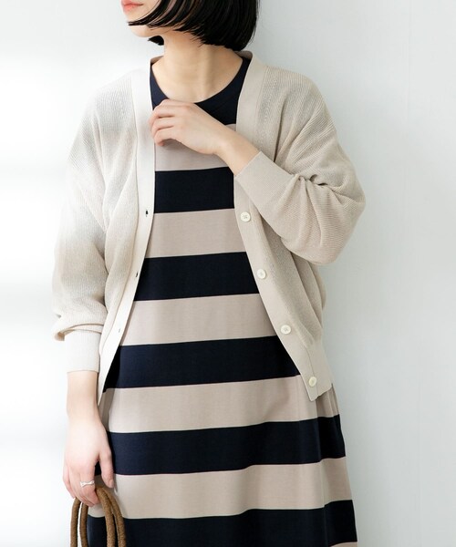 FORK&SPOON(フォークアンドスプーン)の「FORK&SPOON ペーパーニットカーディガン(その他・レディース・LIGHTBEIGE/DARKBROWN/NAVY・one)」の20枚目の写真