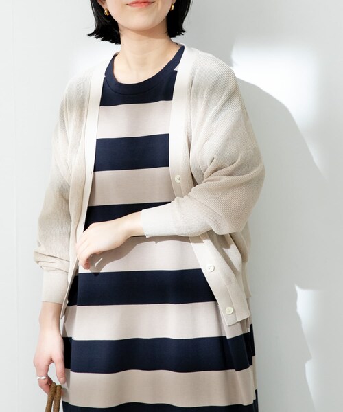 FORK&SPOON(フォークアンドスプーン)の「FORK&SPOON ペーパーニットカーディガン(その他・レディース・LIGHTBEIGE/DARKBROWN/NAVY・one)」の16枚目の写真