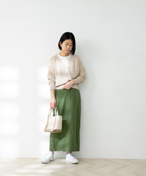FORK&SPOON(フォークアンドスプーン)の「FORK&SPOON ペーパーニットカーディガン(その他・レディース・LIGHTBEIGE/DARKBROWN/NAVY・one)」の14枚目の写真