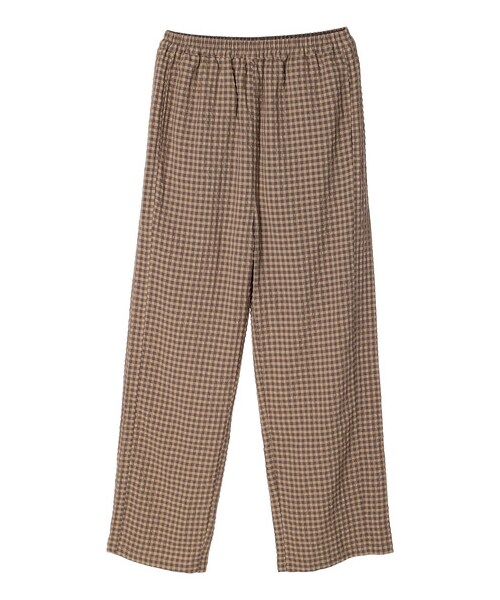 Green　Parks（グリーンパークス）の「・SUGAR SPOON ギンガムイージーパンツ（パンツ・アイボリー/ベージュ/グリーン・F）」の21枚目の写真