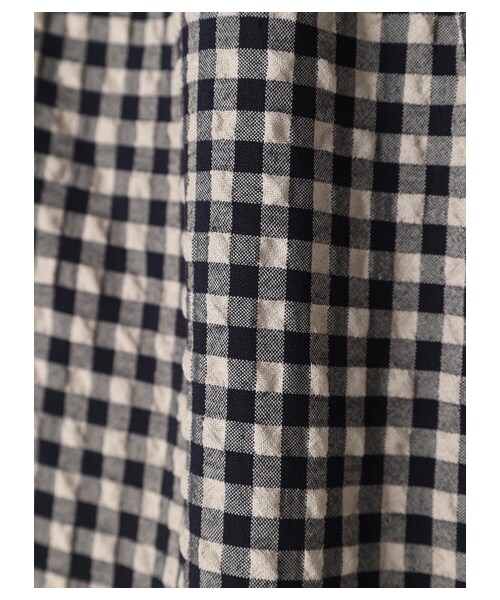 Green　Parks（グリーンパークス）の「・SUGAR SPOON ギンガムイージーパンツ（パンツ・アイボリー/ベージュ/グリーン・F）」の16枚目の写真