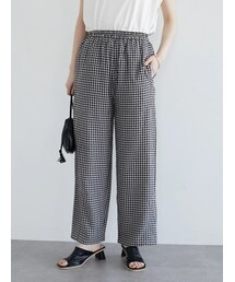 Green　Parks | ・SUGAR SPOON ギンガムイージーパンツ(パンツ)