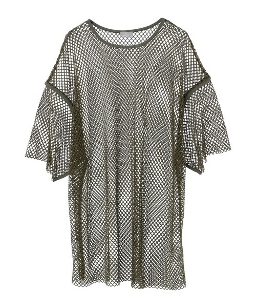 Green Parks(グリーンパークス)の「【予約】KBF.インナーSETメッシュプルオーバー(トップス・ホワイト/ブラック/カーキ・F)」の12枚目の写真