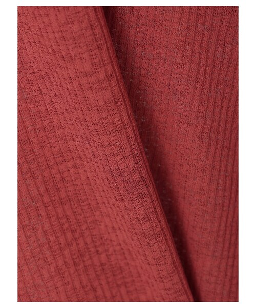 Green　Parks（グリーンパークス）の「【予約】KBF.シアーカットフレアスリーブプルオーバー（トップス・オフホワイト/ブラック/レッド/ブルー・F）」の10枚目の写真