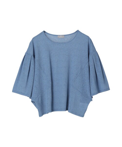 Green　Parks（グリーンパークス）の「【予約】KBF.シアーカットフレアスリーブプルオーバー（トップス・オフホワイト/ブラック/レッド/ブルー・F）」の14枚目の写真