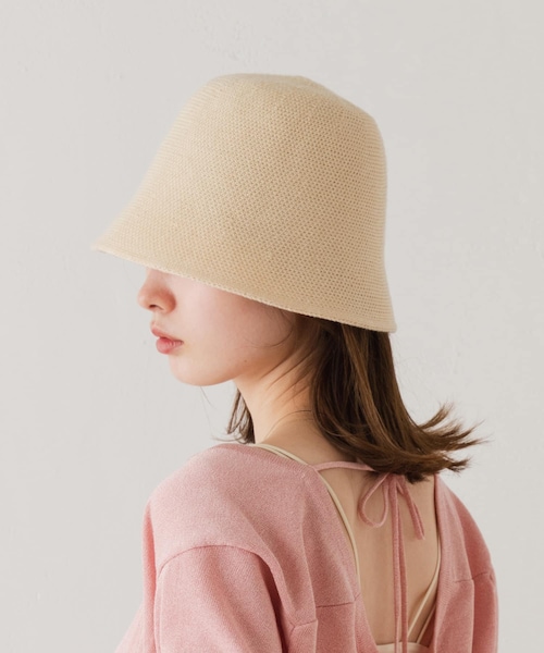 Kastane(カスタネ)の「クローシュHAT(ハット・レディース・ベージュ/ブラック・F)」の1枚目の写真
