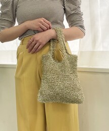 Lattice | ラメニットバッグ(トートバッグ)