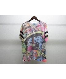 bodysong. | bodysong×kou 総柄Tシャツ mix(Tシャツ/カットソー)