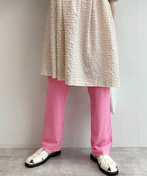 w closet | ★先行予約★シアーリブフリーカットイージーパンツ【4月下旬入荷】(パンツ)