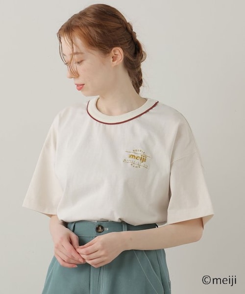 DOUBLE NAME（ダブルネーム）の「meijiチョコレートコラボBACK刺しゅう