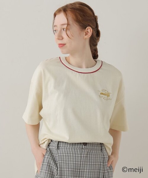DOUBLE NAME（ダブルネーム）の「meijiチョコレートコラボBACK刺しゅう