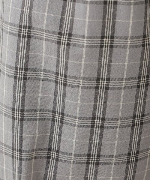 DOUBLE NAME（ダブルネーム）の「チェックゆるテーパードパンツ（パンツ・レディース・クロ/グリーン/グレー・FREE）」の15枚目の写真