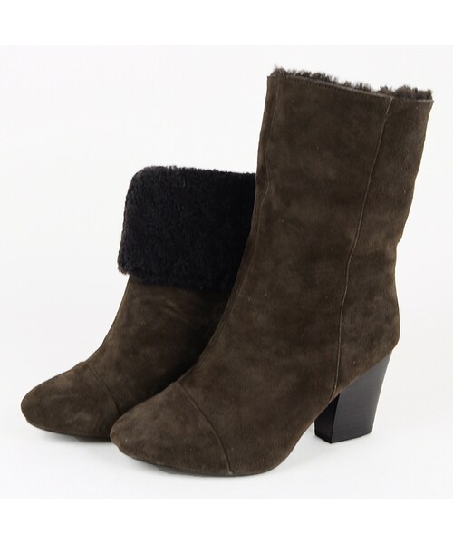 ORiental TRaffic（オリエンタルトラフィック）の「2wayムートンヒールブーツ（シューズ・レディース・ブラック/ブラウン・S/M/L/LL）」の8枚目の写真