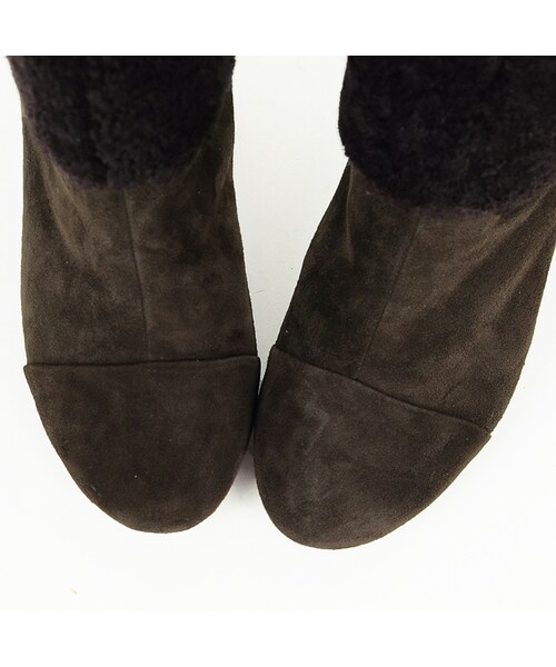 ORiental TRaffic（オリエンタルトラフィック）の「2wayムートンヒールブーツ（シューズ・レディース・ブラック/ブラウン・S/M/L/LL）」の3枚目の写真