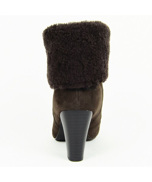 ORiental TRaffic（オリエンタルトラフィック）の「2wayムートンヒールブーツ（シューズ・レディース・ブラック/ブラウン・S/M/L/LL）」の5枚目の写真