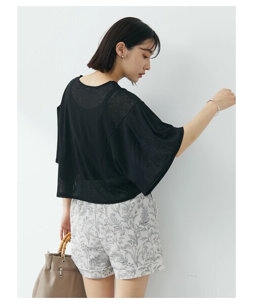 Green　Parks（グリーンパークス）の「【予約】KBF.トワルドジュイ柄ショートパンツ（パンツ・ブラック/グレーベージュ/グリーン/ブルー・F）」の15枚目の写真