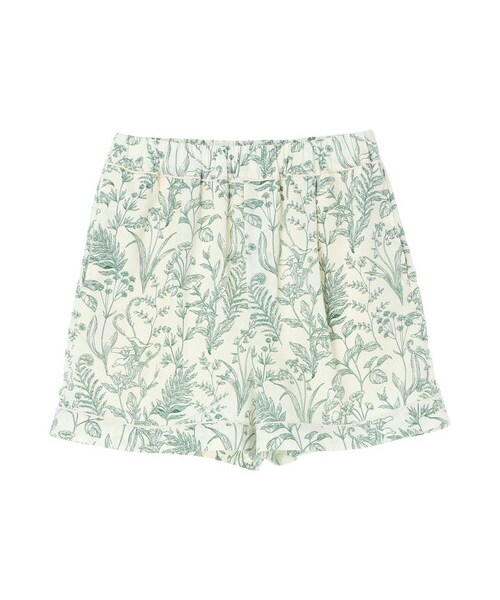 Green　Parks（グリーンパークス）の「【予約】KBF.トワルドジュイ柄ショートパンツ（パンツ・ブラック/グレーベージュ/グリーン/ブルー・F）」の18枚目の写真