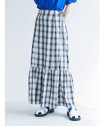 Green　Parks | 【予約】KBF.チェック柄ティアードスカート(スカート)