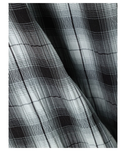 Green　Parks（グリーンパークス）の「【予約】KBF.チェック柄ティアードスカート（スカート・ブラック/ベージュ・F）」の13枚目の写真