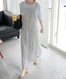 DISCOAT | ダルメシアン柄キャミワンピース(ワンピース)