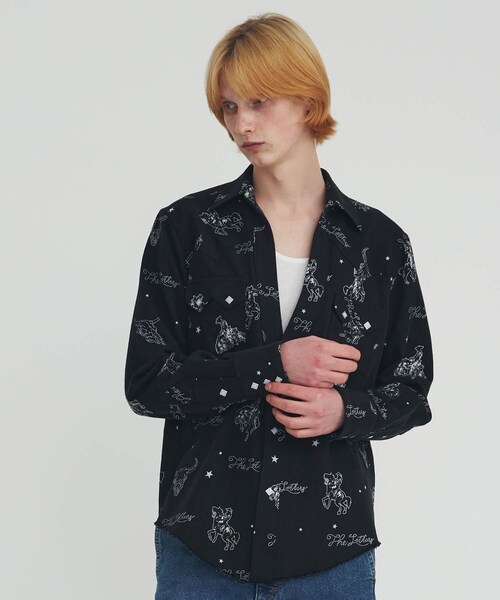 The Letters WESTERN CUTTING SHIRT Sサイズ