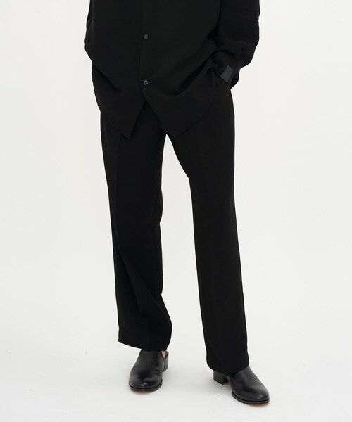 soe（ソーイ）の「EX.GEORGETTE TAPERED SLACKS（その他パンツ）」 - WEAR