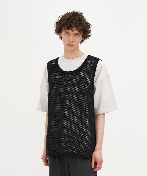 FACCIES（ファチーズ）の「Organic Mesh Knit Tank（ニット/セーター