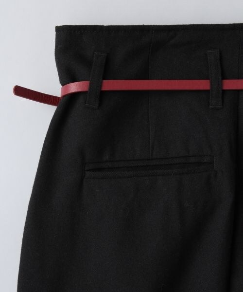 JEANASIS（ジーナシス）の「ベルトツキタックテーパードパンツ（パンツ・レディース・ブラック/キャメル/ダークグリーン・S/M）」の7枚目の写真