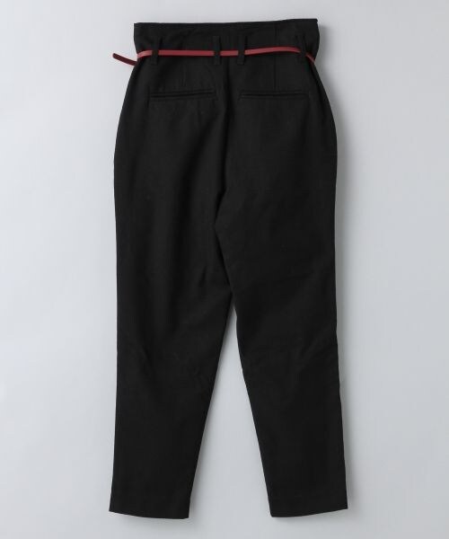 JEANASIS（ジーナシス）の「ベルトツキタックテーパードパンツ（パンツ・レディース・ブラック/キャメル/ダークグリーン・S/M）」の4枚目の写真