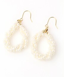 JEANASIS | パールフープピアス(アクセサリー)