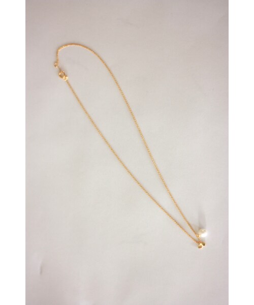 atelier bloom（アトリエブルーム）の「淡水パールちょうちょ ネックレス2015SS（ネックレス・レディース・ホワイト・free）」の2枚目の写真