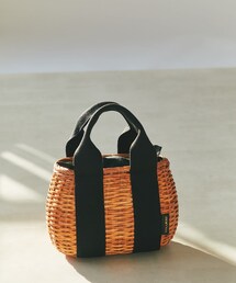 RIVE DROITE | 予約【VIOLAd'ORO(ヴィオラドーロ)】テープショルダーラタンバッグ(かごバッグ)