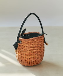 RIVE DROITE | 予約【VIOLAd'ORO(ヴィオラドーロ)】ノットハンドルラタンバッグ(かごバッグ)